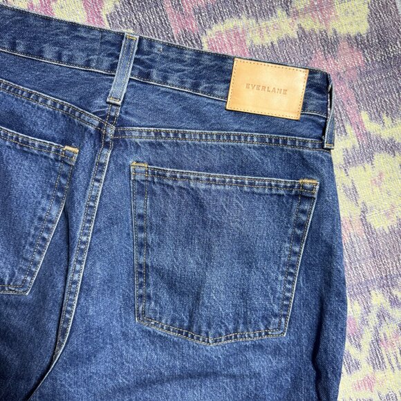 Everlane The Curvy 90's Cheeky Straight Blue Jeans Women's Size 30 Regular 30R - Picture 12 of 12